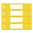 Tabbies® wholesale. File Pocket Handles, 9.63 X 2, Yellow-white, 4-sheet, 12 Sheets-pack. HSD Wholesale: Janitorial Supplies, Breakroom Supplies, Office Supplies.