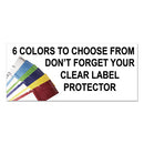 Tabbies® wholesale. File Pocket Handles, 9.63 X 2, Red-white, 4-sheet, 12 Sheets-pack. HSD Wholesale: Janitorial Supplies, Breakroom Supplies, Office Supplies.