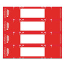 Tabbies® wholesale. File Pocket Handles, 9.63 X 2, Red-white, 4-sheet, 12 Sheets-pack. HSD Wholesale: Janitorial Supplies, Breakroom Supplies, Office Supplies.