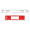 Tabbies® wholesale. File Pocket Handles, 9.63 X 2, Red-white, 4-sheet, 12 Sheets-pack. HSD Wholesale: Janitorial Supplies, Breakroom Supplies, Office Supplies.