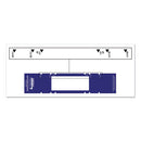 Tabbies® wholesale. File Pocket Handles, 9.63 X 2, Dark Blue-white, 4-sheet, 12 Sheets-pack. HSD Wholesale: Janitorial Supplies, Breakroom Supplies, Office Supplies.