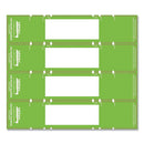 Tabbies® wholesale. File Pocket Handles, 9.63 X 2, Green-white,  4-sheet, 12 Sheets-pack. HSD Wholesale: Janitorial Supplies, Breakroom Supplies, Office Supplies.