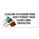 Tabbies® wholesale. File Pocket Handles, 9.63 X 2, Green-white,  4-sheet, 12 Sheets-pack. HSD Wholesale: Janitorial Supplies, Breakroom Supplies, Office Supplies.