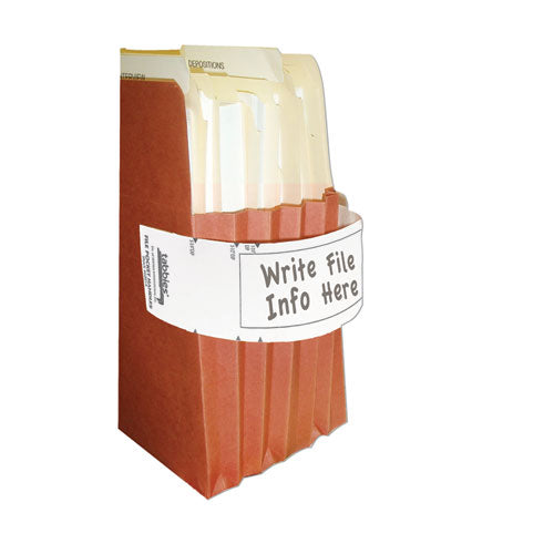 Tabbies® wholesale. File Pocket Handles, 9.63 X 2, White, 4-sheet, 12 Sheets-pack. HSD Wholesale: Janitorial Supplies, Breakroom Supplies, Office Supplies.