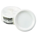 Tablemate® wholesale. Plastic Dinnerware, Plates, 10 1-4" Dia, White, 125-pack. HSD Wholesale: Janitorial Supplies, Breakroom Supplies, Office Supplies.