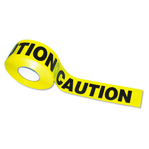 Tatco wholesale. Caution Barricade Safety Tape, Yellow, 3w X 1000ft Roll. HSD Wholesale: Janitorial Supplies, Breakroom Supplies, Office Supplies.