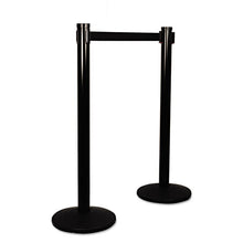 Load image into Gallery viewer, Tatco wholesale. Adjusta-tape Crowd Control Posts Only, Steel, 40&quot; High, Black, 2-box. HSD Wholesale: Janitorial Supplies, Breakroom Supplies, Office Supplies.