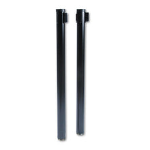 Load image into Gallery viewer, Tatco wholesale. Adjusta-tape Crowd Control Posts Only, Steel, 40&quot; High, Black, 2-box. HSD Wholesale: Janitorial Supplies, Breakroom Supplies, Office Supplies.