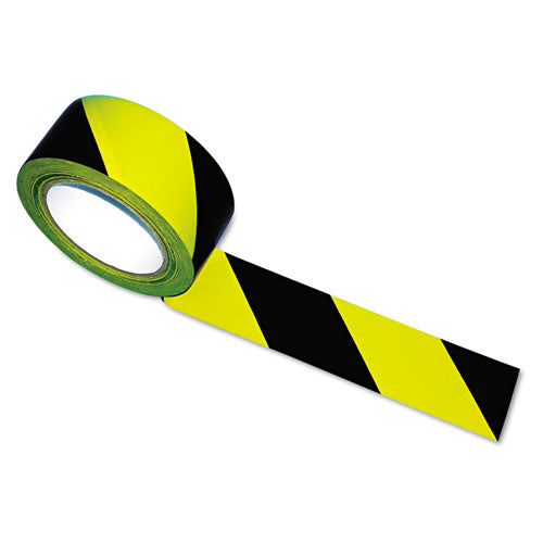 Tatco wholesale. Hazard Marking Aisle Tape, 2w X 108ft Roll. HSD Wholesale: Janitorial Supplies, Breakroom Supplies, Office Supplies.