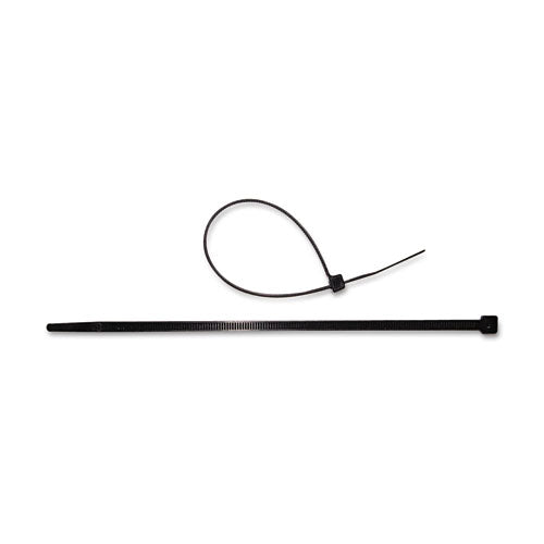 Tatco wholesale. Nylon Cable Ties, 8 X 0.19, 50 Lb, Black, 1,000-pack. HSD Wholesale: Janitorial Supplies, Breakroom Supplies, Office Supplies.