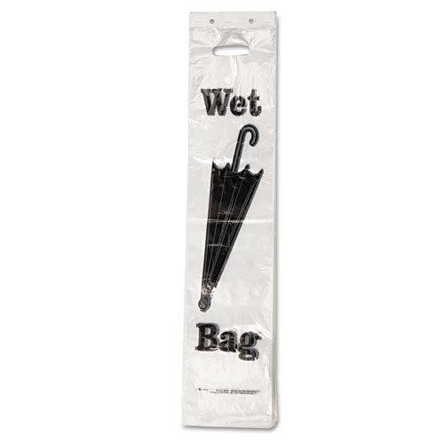 Tatco wholesale. Wet Umbrella Bags, 7" X 31", Clear, 1,000-box. HSD Wholesale: Janitorial Supplies, Breakroom Supplies, Office Supplies.