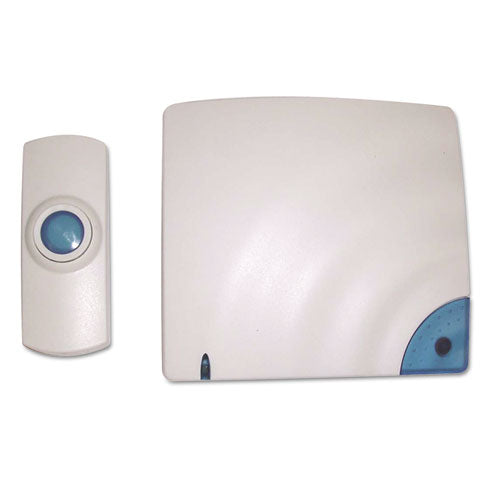 Tatco wholesale. Wireless Doorbell, Battery Operated, 1.38w X 0.75d X 3.5h, Bone. HSD Wholesale: Janitorial Supplies, Breakroom Supplies, Office Supplies.