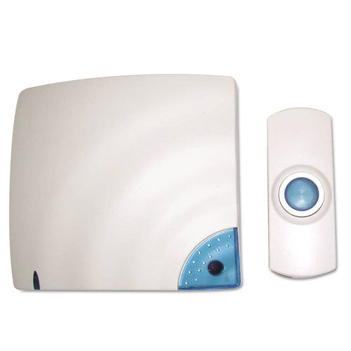 Tatco wholesale. Wireless Doorbell, Battery Operated, 1.38w X 0.75d X 3.5h, Bone. HSD Wholesale: Janitorial Supplies, Breakroom Supplies, Office Supplies.