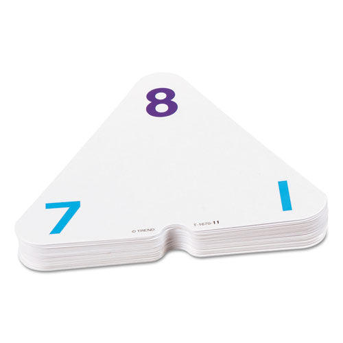 TREND® wholesale. TREND® Addition-subtraction Three-corner Flash Cards, 6 And Up, 48-set. HSD Wholesale: Janitorial Supplies, Breakroom Supplies, Office Supplies.