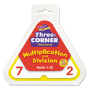TREND® wholesale. TREND® Multiplication-division Three-corner Flash Cards, 8 And Up, 48-set. HSD Wholesale: Janitorial Supplies, Breakroom Supplies, Office Supplies.