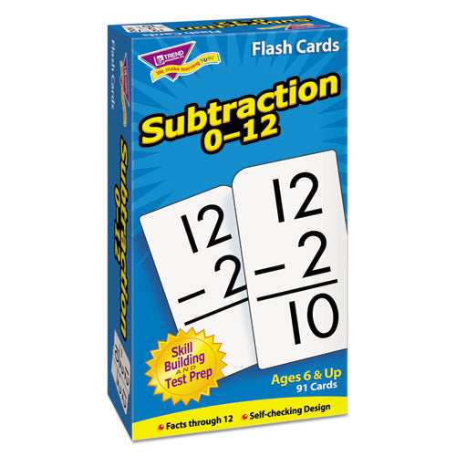 TREND® wholesale. TREND® Skill Drill Flash Cards, 3 X 6, Subtraction. HSD Wholesale: Janitorial Supplies, Breakroom Supplies, Office Supplies.