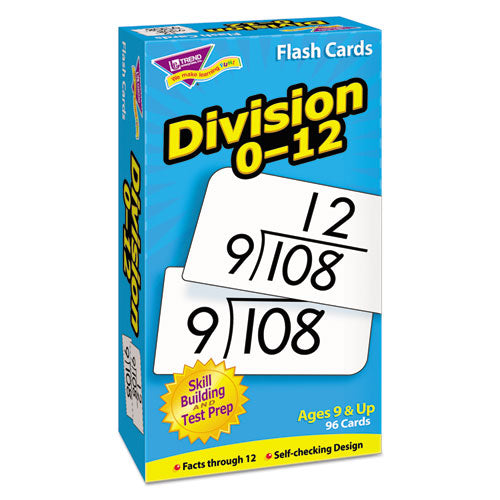 TREND® wholesale. TREND® Skill Drill Flash Cards, 3 X 6, Division. HSD Wholesale: Janitorial Supplies, Breakroom Supplies, Office Supplies.