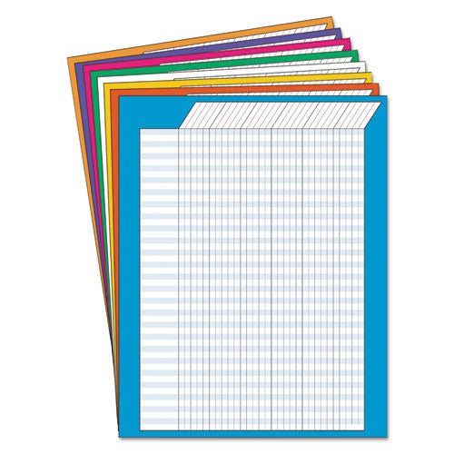 TREND® wholesale. TREND® Vertical Incentive Chart Pack, 22w X 28h, 8 Assorted Colors, 8-pack. HSD Wholesale: Janitorial Supplies, Breakroom Supplies, Office Supplies.