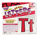 TREND® wholesale. TREND® Ready Letters Playful Combo Set, Red, 4"h, 216-set. HSD Wholesale: Janitorial Supplies, Breakroom Supplies, Office Supplies.