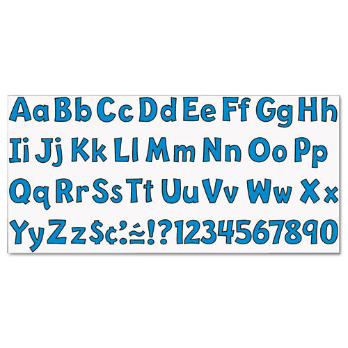 TREND® wholesale. TREND® Ready Letters Playful Combo Set, Blue, 4"h, 216-set. HSD Wholesale: Janitorial Supplies, Breakroom Supplies, Office Supplies.