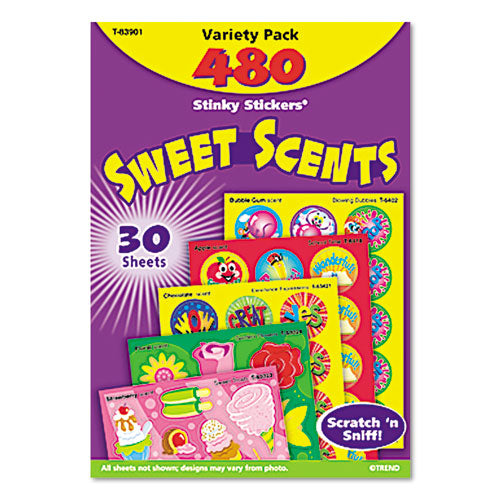 TREND® wholesale. TREND® Stinky Stickers Variety Pack, Sweet Scents, 483-pack. HSD Wholesale: Janitorial Supplies, Breakroom Supplies, Office Supplies.