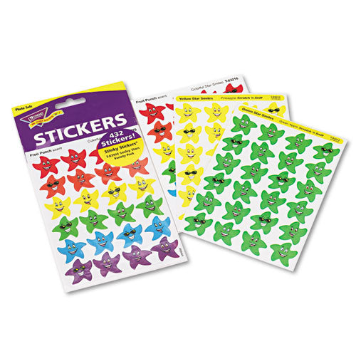 TREND® wholesale. TREND® Stinky Stickers Variety Pack, Smiley Stars, 432-pack. HSD Wholesale: Janitorial Supplies, Breakroom Supplies, Office Supplies.
