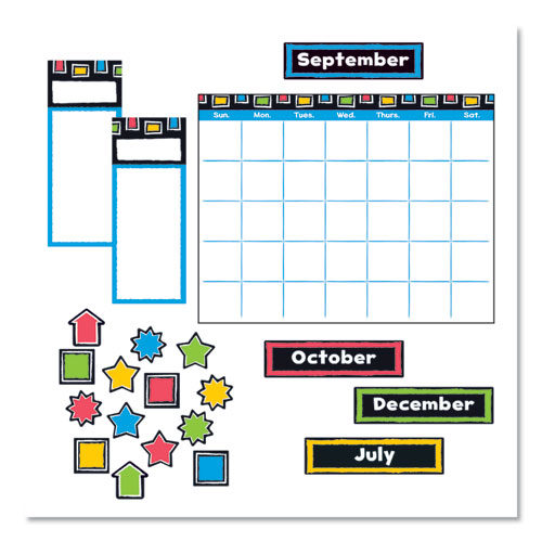 TREND® wholesale. TREND® Bold Strokes Wipe-off Calendar Bulletin Board Set, Assorted, 18" X 26.5". HSD Wholesale: Janitorial Supplies, Breakroom Supplies, Office Supplies.