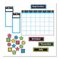 TREND® wholesale. TREND® Bold Strokes Wipe-off Calendar Bulletin Board Set, Assorted, 18