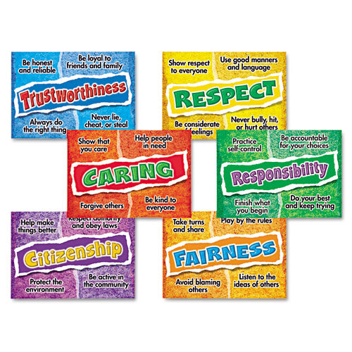 TREND® wholesale. TREND® "character Choices" Argus Poster Combo Pack, 6 Posters-pack. HSD Wholesale: Janitorial Supplies, Breakroom Supplies, Office Supplies.
