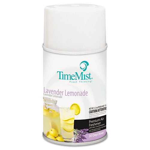 TimeMist® wholesale. Premium Metered Air Freshener Refill, Lavender Lemonade, 5.3 Oz Aerosol. HSD Wholesale: Janitorial Supplies, Breakroom Supplies, Office Supplies.