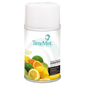 TimeMist® wholesale. Premium Metered Air Freshener Refill, Citrus, 6.6 Oz Aerosol, 12-carton. HSD Wholesale: Janitorial Supplies, Breakroom Supplies, Office Supplies.