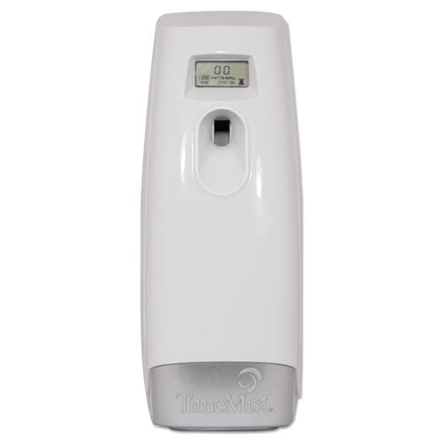 TimeMist® wholesale. Plus Metered Aerosol Fragrance Dispenser, 3.4" X 3.4" X 8.25", White. HSD Wholesale: Janitorial Supplies, Breakroom Supplies, Office Supplies.