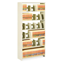 Load image into Gallery viewer, Tennsco wholesale. Snap-together Steel Six-shelf Closed Starter Set, 36w X 12d X 76h, Sand. HSD Wholesale: Janitorial Supplies, Breakroom Supplies, Office Supplies.