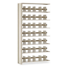 Load image into Gallery viewer, Tennsco wholesale. Snap-together Seven-shelf Closed Add-on Unit, Steel, 48w X 12d X 88h, Sand. HSD Wholesale: Janitorial Supplies, Breakroom Supplies, Office Supplies.