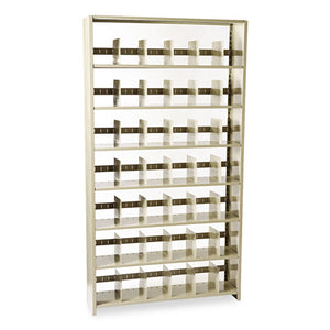 Tennsco wholesale. Snap-together Steel Seven-shelf Closed Starter Set, 48w X 12d X 88h, Sand. HSD Wholesale: Janitorial Supplies, Breakroom Supplies, Office Supplies.