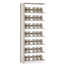 Load image into Gallery viewer, Tennsco wholesale. Snap-together Seven-shelf Closed Add-on Unit, Steel, 36w X 12d X 88h, Sand. HSD Wholesale: Janitorial Supplies, Breakroom Supplies, Office Supplies.