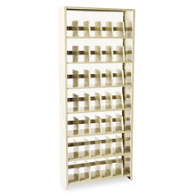 Load image into Gallery viewer, Tennsco wholesale. Snap-together Steel Seven-shelf Closed Starter Set, 36w X 12d X 88h, Sand. HSD Wholesale: Janitorial Supplies, Breakroom Supplies, Office Supplies.