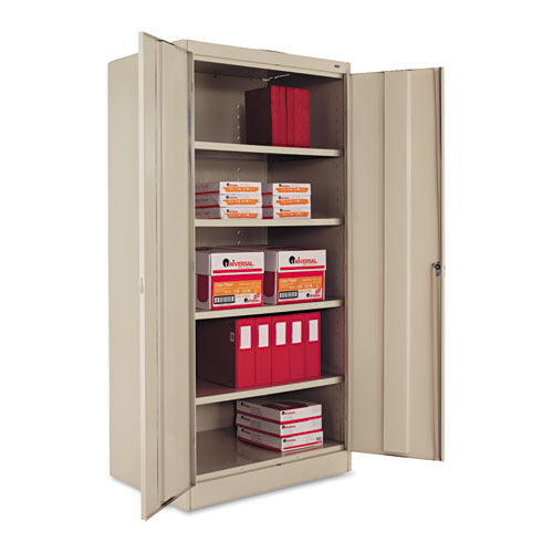 Tennsco wholesale. 72" High Standard Cabinet (unassembled), 36 X 24 X 72, Putty. HSD Wholesale: Janitorial Supplies, Breakroom Supplies, Office Supplies.