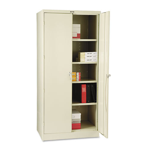 Tennsco wholesale. 78" High Deluxe Cabinet, 36w X 24d X 78h, Putty. HSD Wholesale: Janitorial Supplies, Breakroom Supplies, Office Supplies.