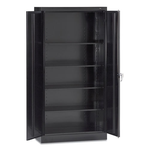 Tennsco wholesale. 72" High Standard Cabinet (assembled), 36 X 18 X 72, Black. HSD Wholesale: Janitorial Supplies, Breakroom Supplies, Office Supplies.