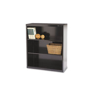 Tennsco wholesale. Metal Bookcase, Three-shelf, 34-1-2w X 13-1-2d X 40h, Black. HSD Wholesale: Janitorial Supplies, Breakroom Supplies, Office Supplies.