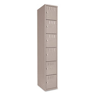 Tennsco wholesale. Box Compartments, Single Stack, 12w X 18d X 72h, Medium Gray. HSD Wholesale: Janitorial Supplies, Breakroom Supplies, Office Supplies.