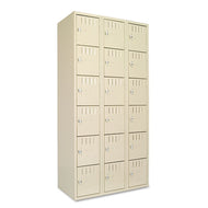 Tennsco wholesale. Box Compartments, Triple Stack, 36w X 18d X 72h, Sand. HSD Wholesale: Janitorial Supplies, Breakroom Supplies, Office Supplies.