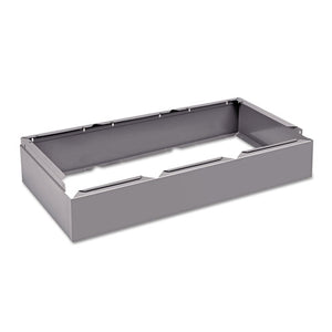 Tennsco wholesale. Three Wide Closed Locker Base, 36w X 18d X 6h, Medium Gray. HSD Wholesale: Janitorial Supplies, Breakroom Supplies, Office Supplies.