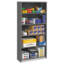 Load image into Gallery viewer, Tennsco wholesale. Closed Commercial Steel Shelving, Six-shelf, 36w X 12d X 75h, Medium Gray. HSD Wholesale: Janitorial Supplies, Breakroom Supplies, Office Supplies.