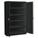 Tennsco wholesale. Assembled Jumbo Steel Storage Cabinet, 48w X 18d X 78h, Black. HSD Wholesale: Janitorial Supplies, Breakroom Supplies, Office Supplies.