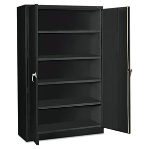 Tennsco wholesale. Assembled Jumbo Steel Storage Cabinet, 48w X 18d X 78h, Black. HSD Wholesale: Janitorial Supplies, Breakroom Supplies, Office Supplies.