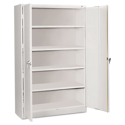Tennsco wholesale. Assembled Jumbo Steel Storage Cabinet, 48w X 18d X 78h, Light Gray. HSD Wholesale: Janitorial Supplies, Breakroom Supplies, Office Supplies.