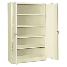 Load image into Gallery viewer, Tennsco wholesale. Assembled Jumbo Steel Storage Cabinet, 48w X 18d X 78h, Putty. HSD Wholesale: Janitorial Supplies, Breakroom Supplies, Office Supplies.