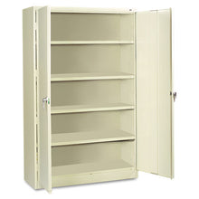 Load image into Gallery viewer, Tennsco wholesale. Assembled Jumbo Steel Storage Cabinet, 48w X 24d X 78h, Putty. HSD Wholesale: Janitorial Supplies, Breakroom Supplies, Office Supplies.